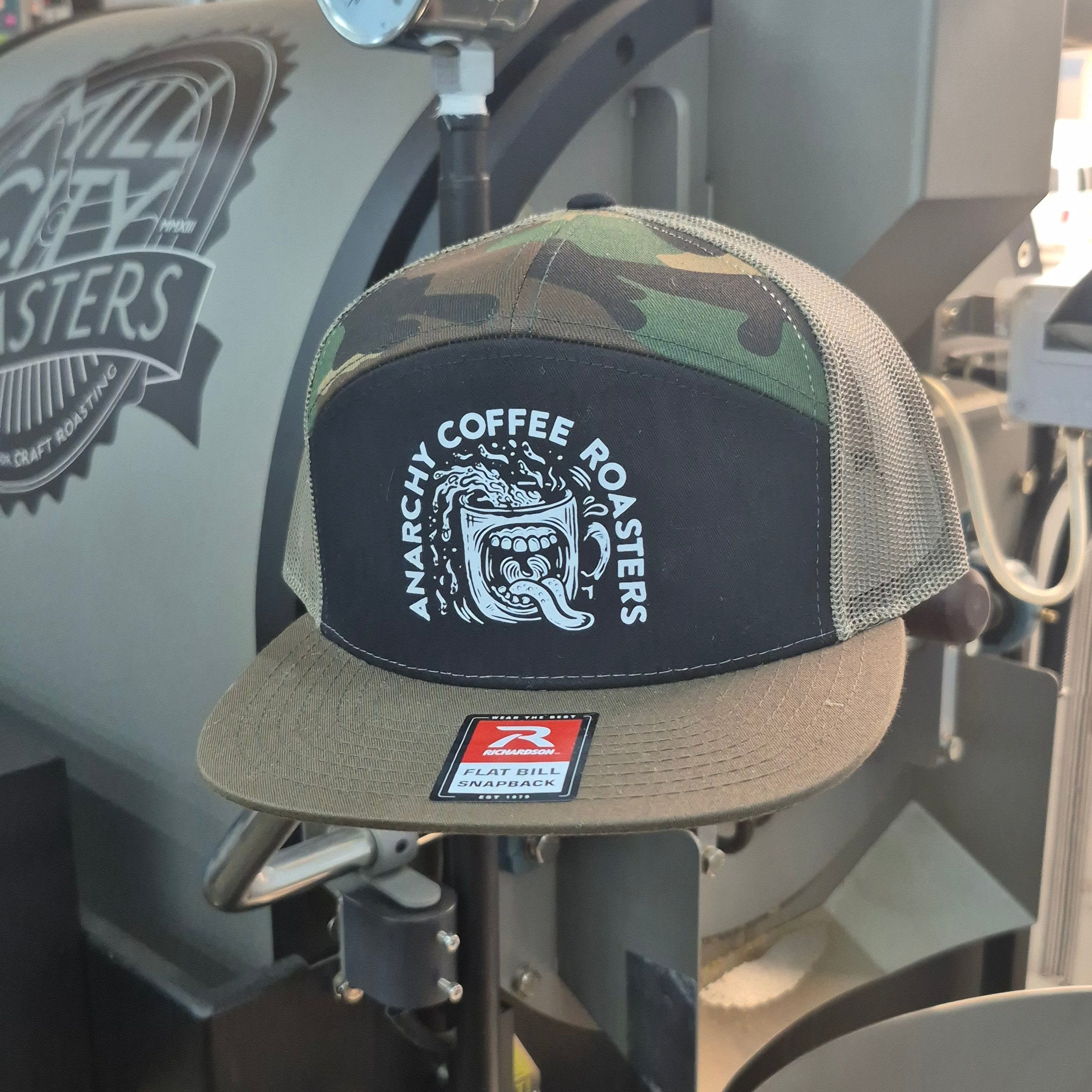 Snapback Skater Mug Mesh Cap - Anarchy Coffee Roasters